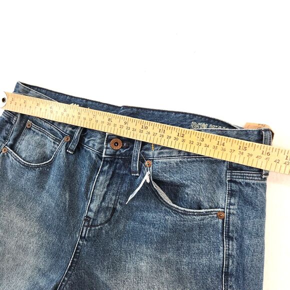 Madewell BoyJean Slim Jeans Womens 26 Mid Rise Distressed Blue Denim NWT - Picture 3 of 8